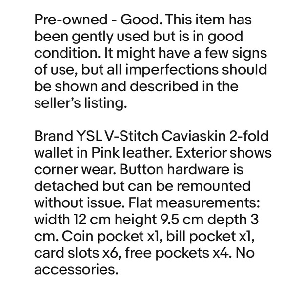 Yves Saint Laurent Pink Quilted Wallet - Picture 11 of 11